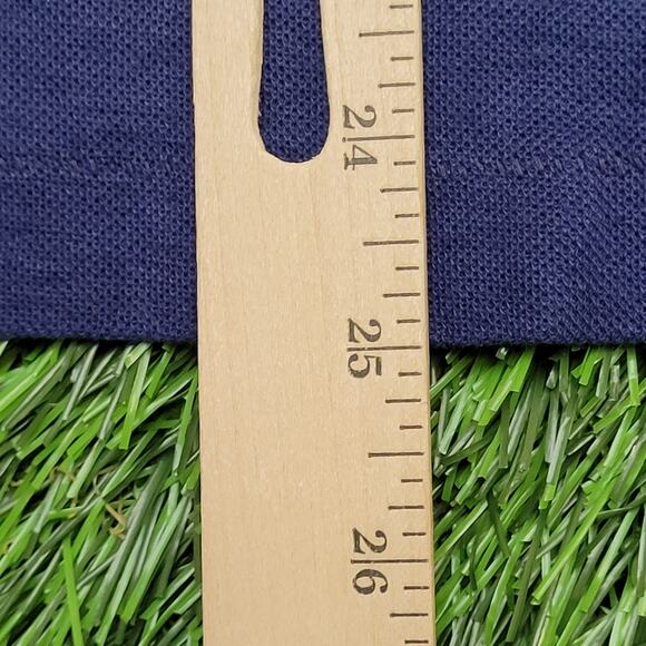 Vintage 80s Conor Preppy Polo Shirt XS/S 17x25 Navy-Blue USA - Picture 12 of 12
